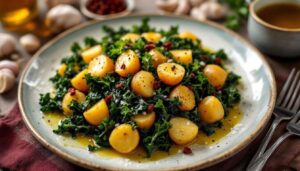 Un piatto della tradizione ligure: cavolo nero e patate