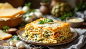 Lasagne ai carciofi bianche: cremose, filanti e facili per il pranzo di famiglia