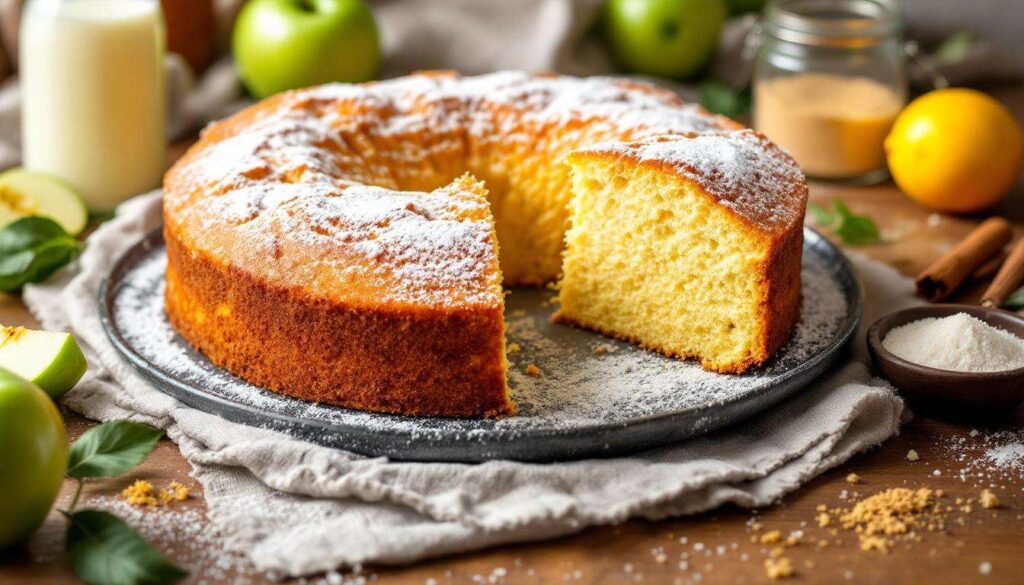 Melaccio - Torta di mele leggera senza uova e senza burro