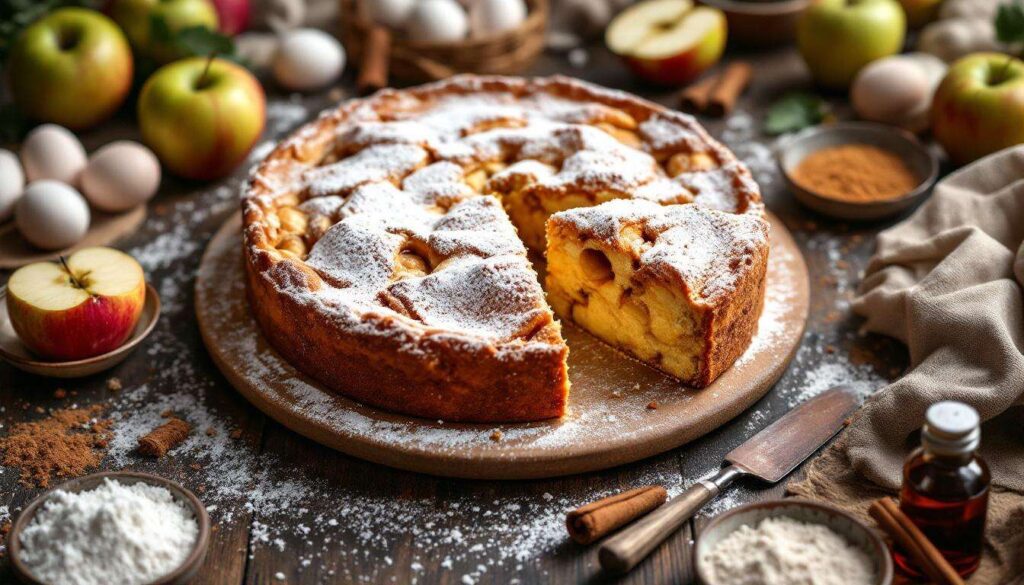 Torta di mele rustica : soffice e piena di mele