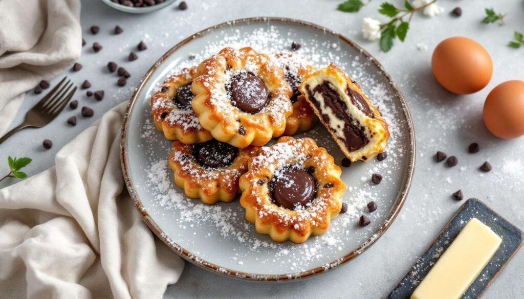 Syrniki di ricotta dal cuore di cioccolato: dorati fuori e morbidi dentro