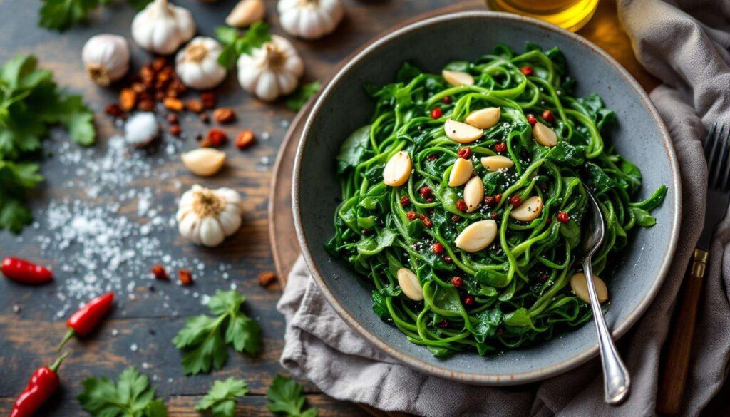 Cavolo nero in padella con aglio e olio: contorno rapido e saporito