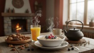 Un giorno di alimentazione sana in inverno: cibi e menù consigliati dall’esperta