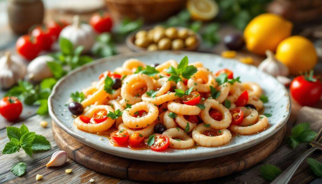 Calamari alla mediterranea, un piatto che profuma di mare: quali ingredienti fanno davvero la differenza