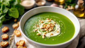 Vellutata di spinaci, puoi trasformare questa semplice ricetta in un piatto gourmet: ti basta il tocco dello chef